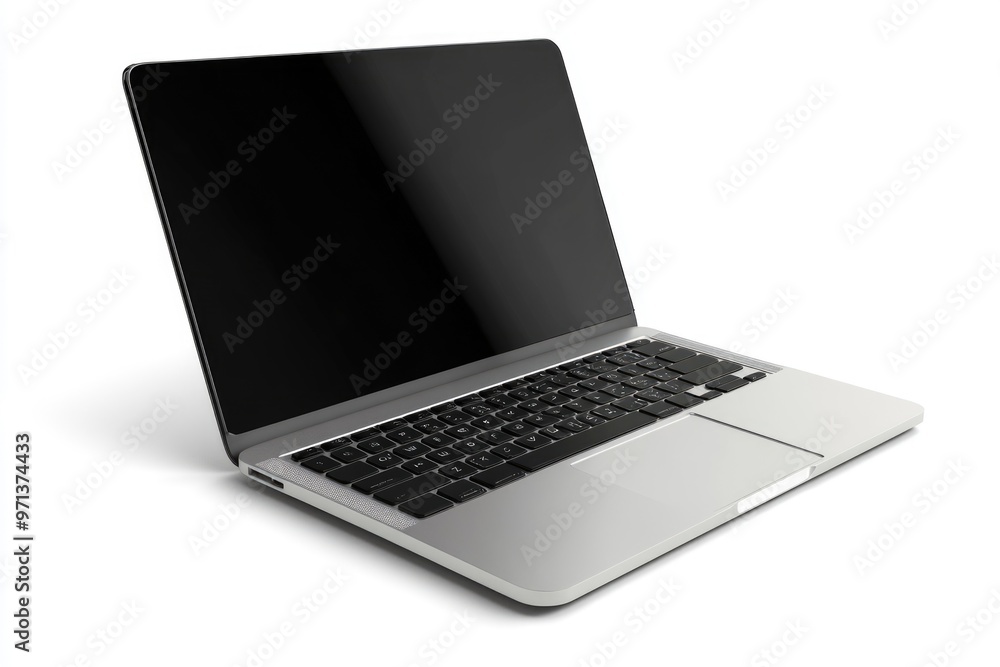 computer laptop isolate on white background computer laptop isolate on white background