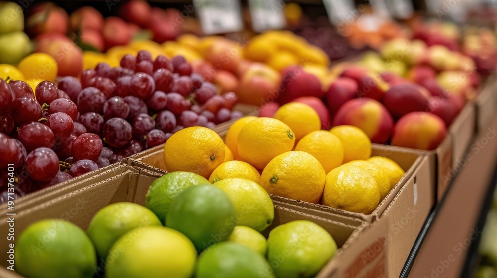 The Colorful Fruit Display The Colorful Fruit Display