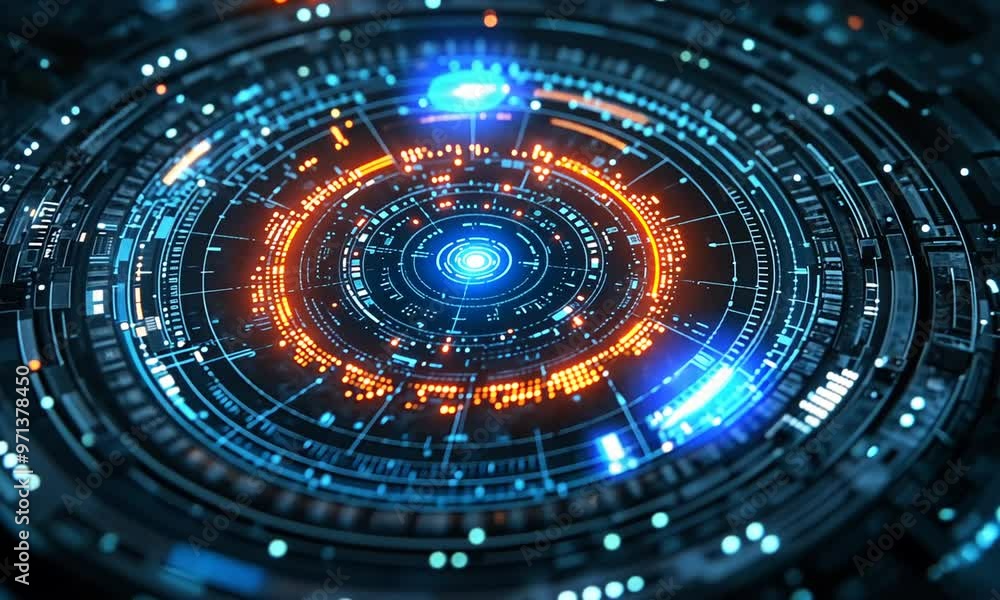 Abstract Futuristic Interface Abstract Futuristic Interface