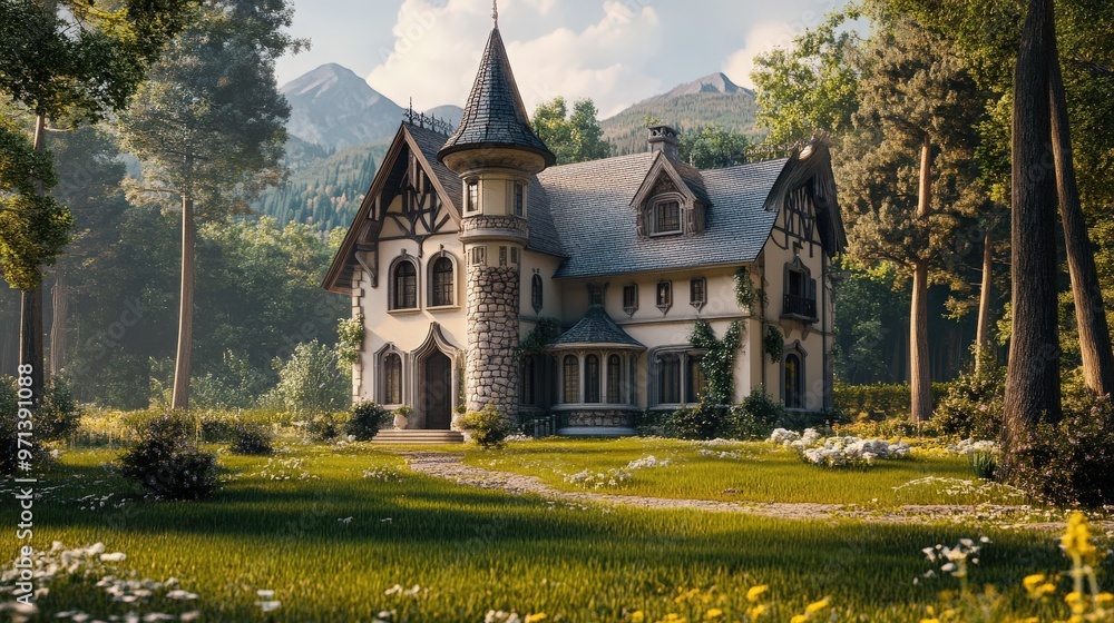 Obraz premium beautiful house