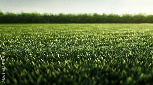 The Lush Green Grass Field