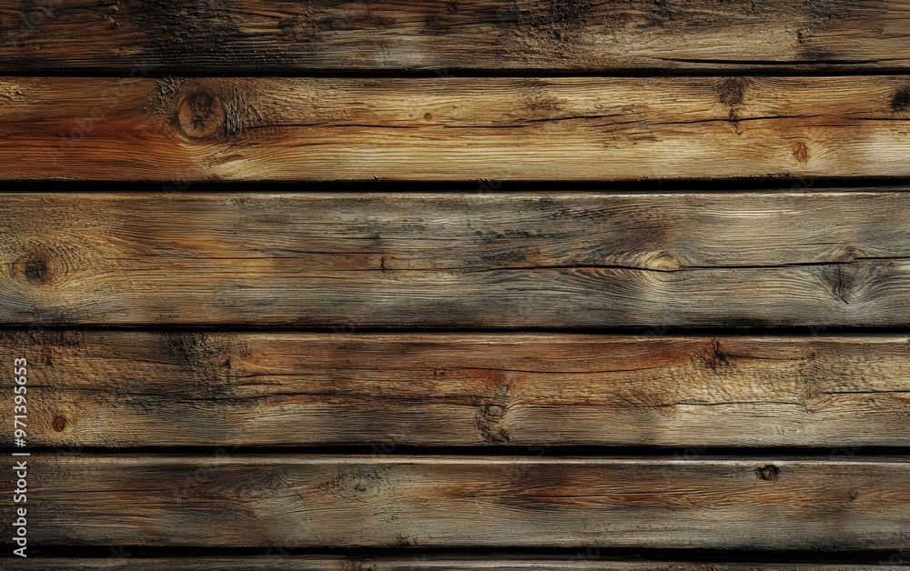 Naklejka premium Wood texture wallpaper and background boards log wood slab 