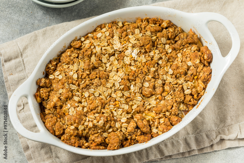 Homemade Autumn Apple Crisp Cobbler Homemade Autumn Apple Crisp Cobbler