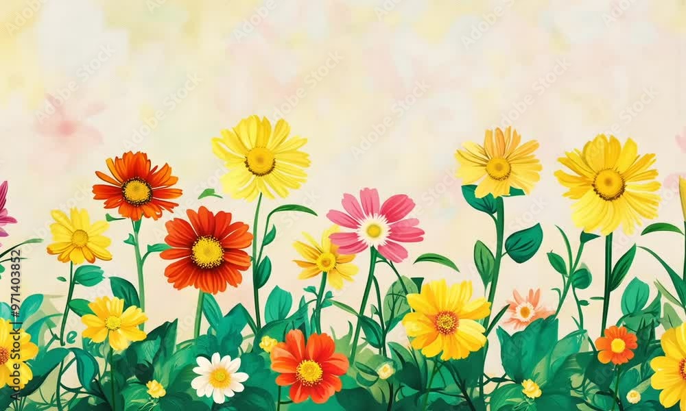 painting from brush on paper painting from brush on paper