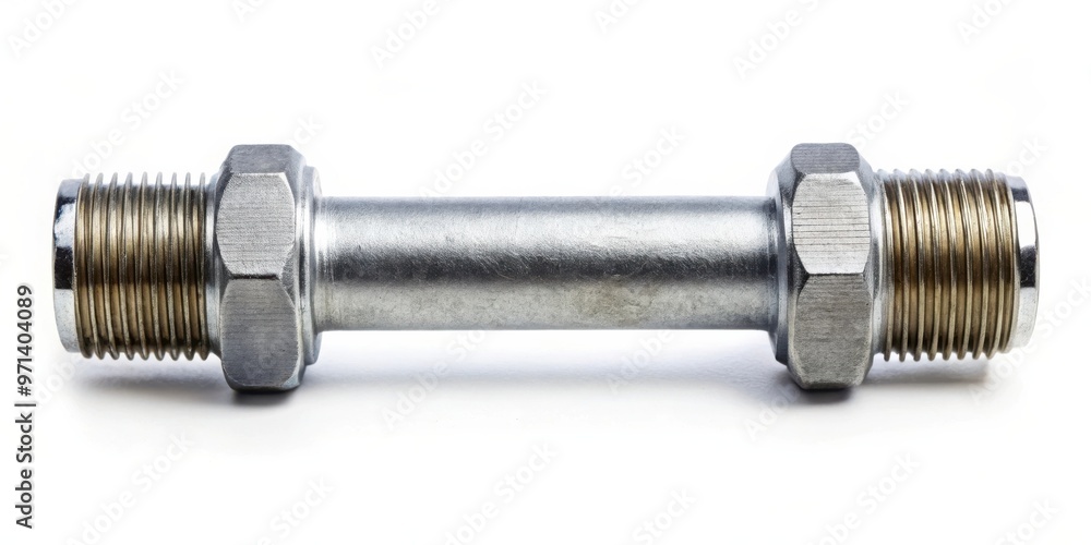 Galvanized metal water pipe with threaded ends for construction projects Galvanized metal water pipe with threaded ends for construction projects