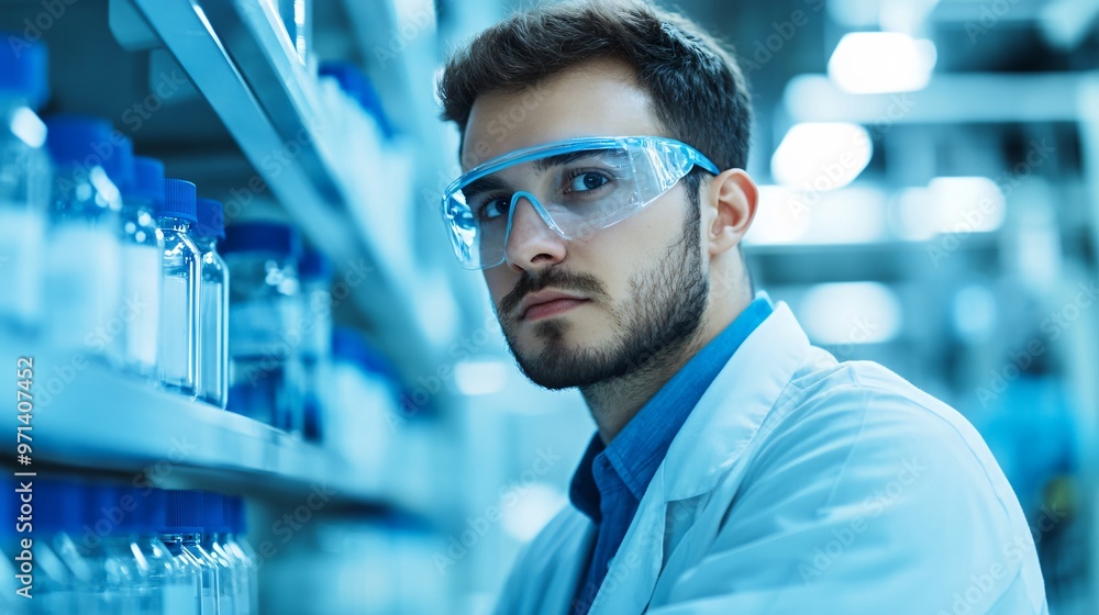 Technician inspecting medical devices for compliance with safety standards, medical device QC, healthcare quality control. Technician inspecting medical devices for compliance with safety standards, medical device QC, healthcare quality control.
