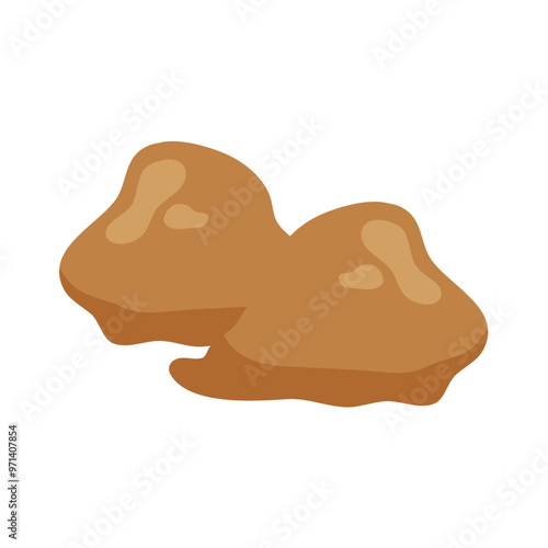 brown stones illustration