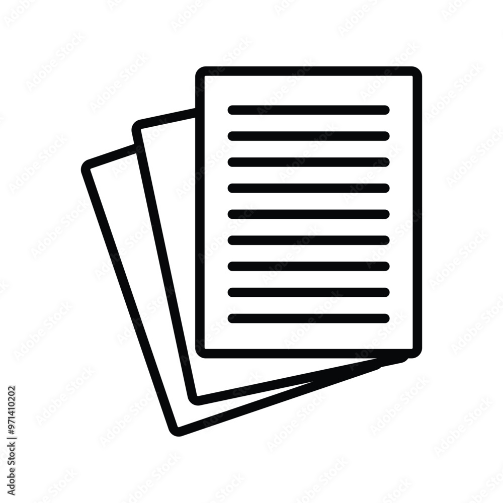Stack Of Paper icon. isolated on white background. Simple and editable paper icons. Modern icon vector illustration. Paper documents icons. Linear File icons. Vector illustration. Eps file 47. Stack Of Paper icon. isolated on white background. Simple and editable paper icons. Modern icon vector illustration. Paper documents icons. Linear File icons. Vector illustration. Eps file 47.