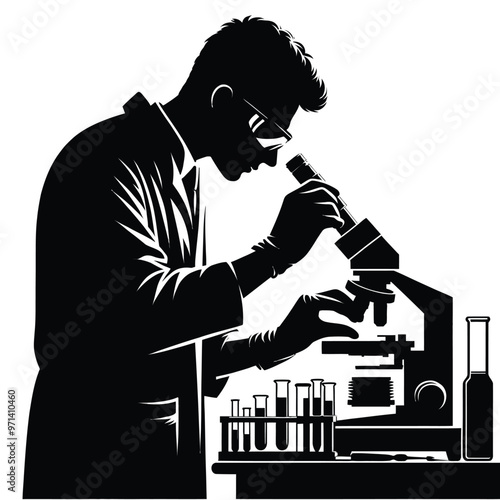 Forensic Scientist Silhouette