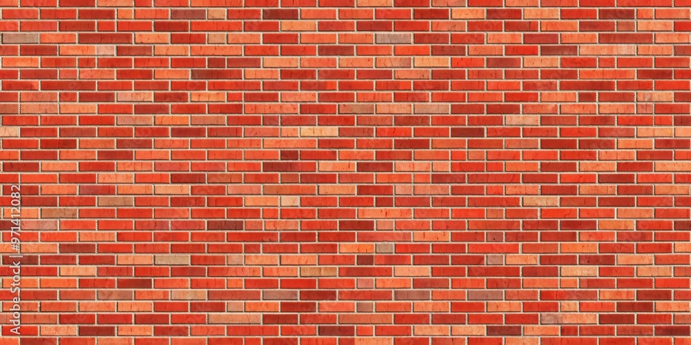 Seamless red brick wall background pattern Seamless red brick wall background pattern