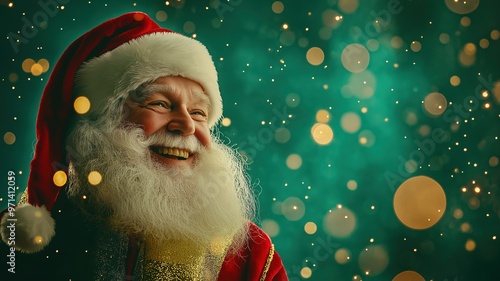 Babbo Natale with a big smi...
