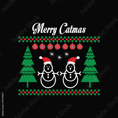 Merry catmas  t-shirt design Graphic Vector Template,
Merry christmas t-shirt design Graphic Vector Template,

 photo