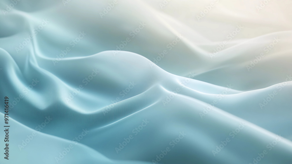 Obraz premium Pale blue fabric gradient