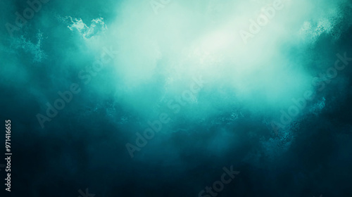 Dark blue and turquoise smoky backdrop