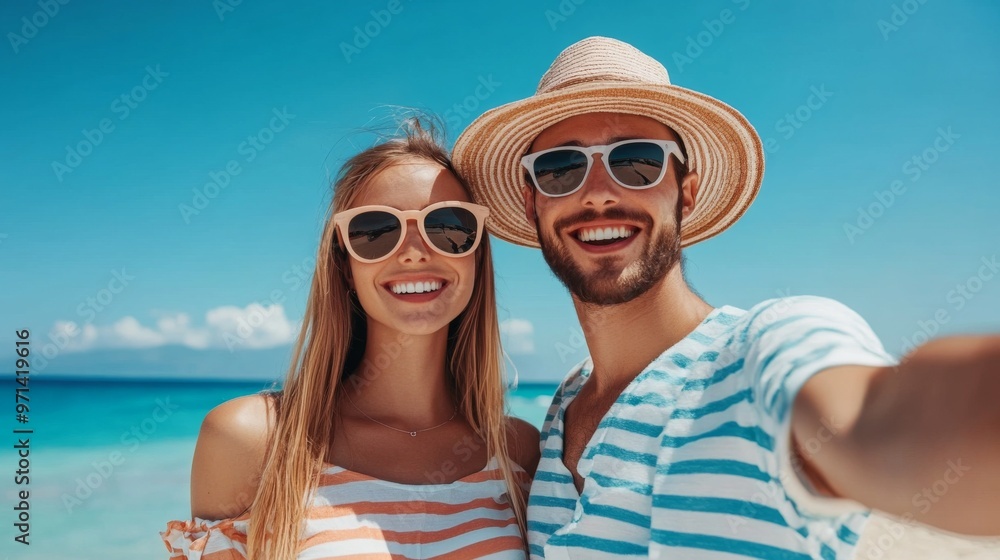 Happy Couple at the Beach Happy Couple at the Beach
