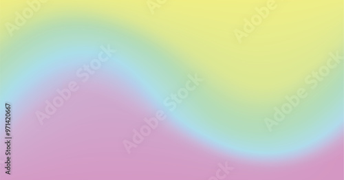 Blurry background with pink, yellow, green and blue colors