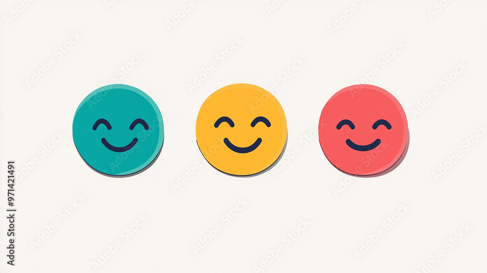Naklejka premium CRM for customer sentiment analysis.