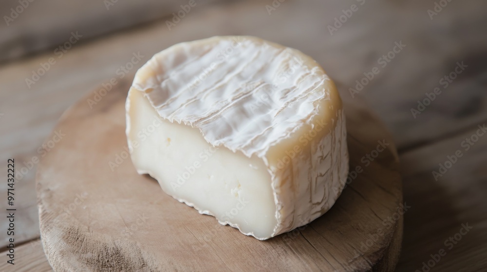 Rustic Cheese on Wooden Board Rustic Cheese on Wooden Board