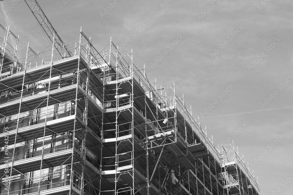 Lavori in corso nel cantiere edile Lavori in corso nel cantiere edile