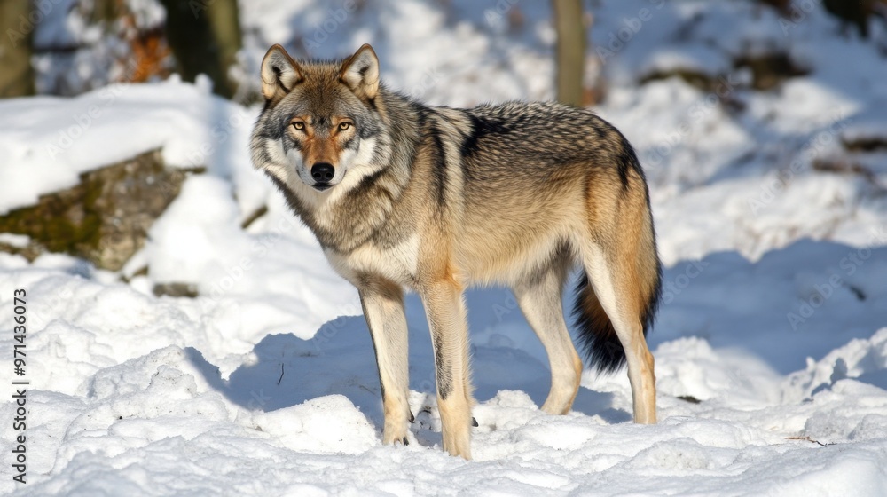 Lone Wolf in Winter Wonderland Lone Wolf in Winter Wonderland
