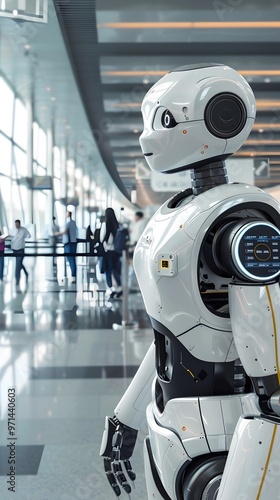 Robotic Airport Assistants Enhancing Passenger Experience with Futuristic Travel Support