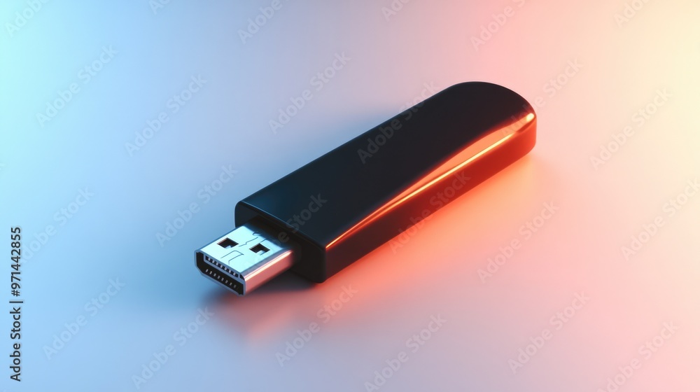 USB Drive on Table USB Drive on Table