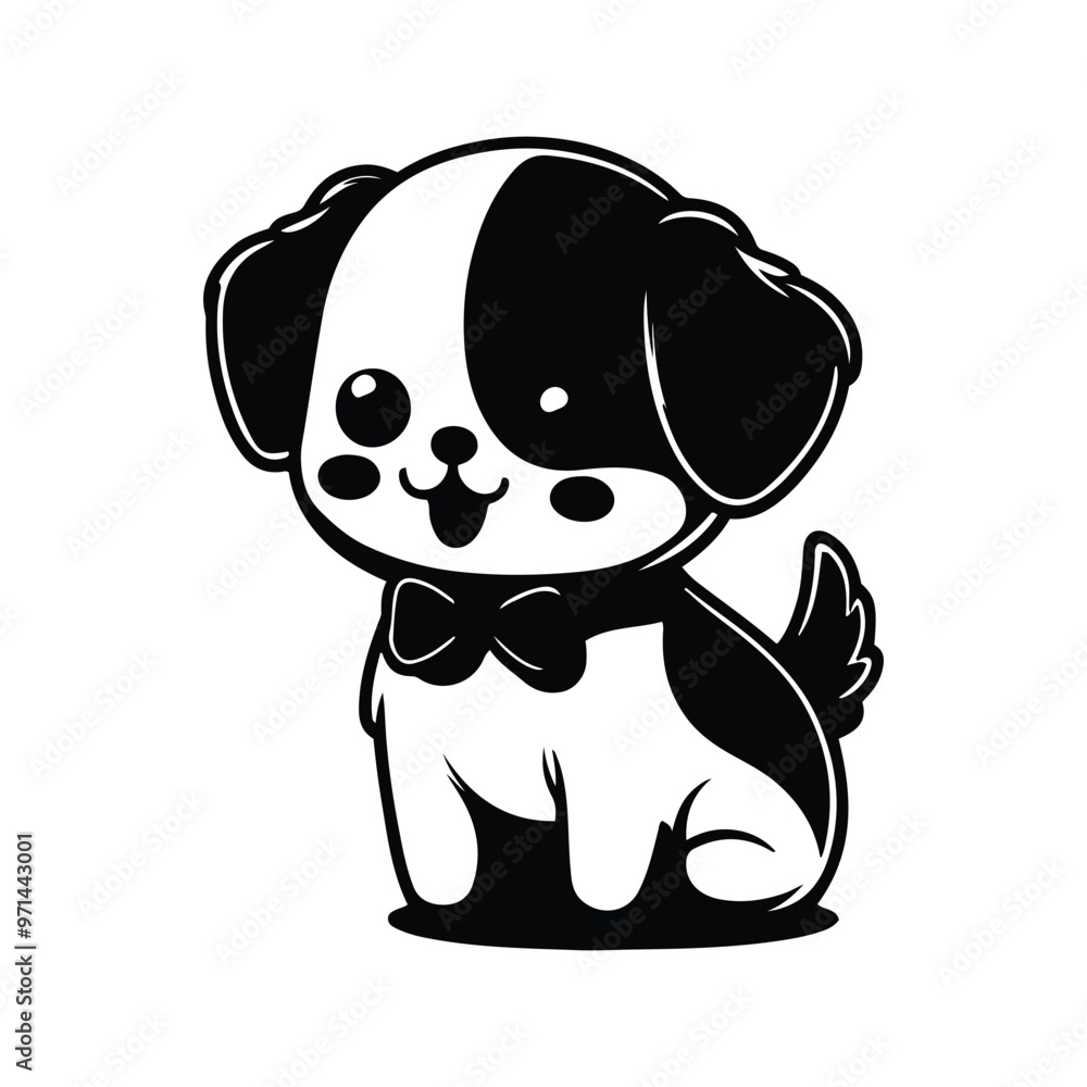 Dog icon set Vector illustration silhouette Dog icon set Vector illustration silhouette