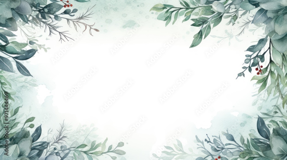 Winter Frame Background with Copy Space for Text, Design. Winter Frame Background with Copy Space for Text, Design.