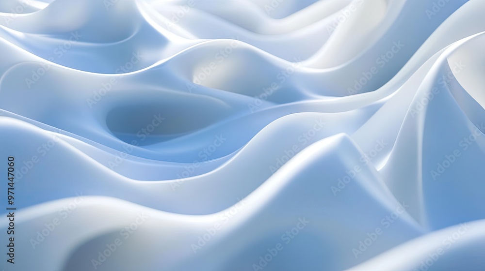 Obraz premium Soft Waves of Fabric