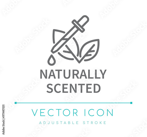 Naturally Scented Cosmetics Line Icon