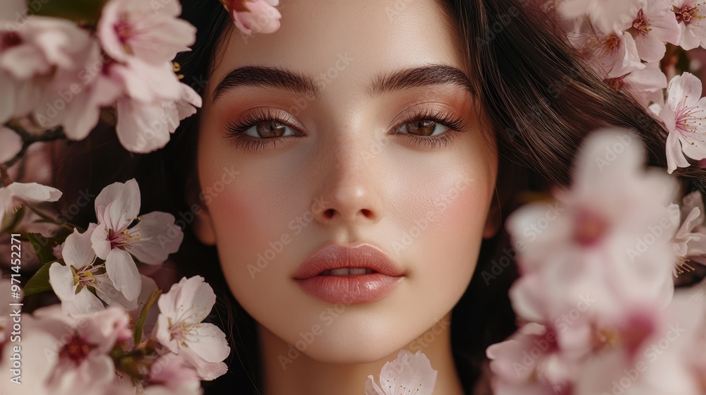 The Woman Among Cherry Blossoms The Woman Among Cherry Blossoms