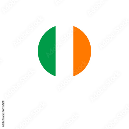 Ireland flag location icon
