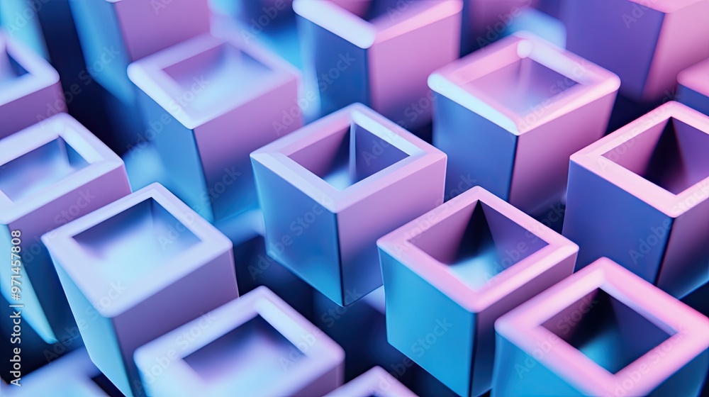 Abstract Geometry in Vibrant Colors Abstract Geometry in Vibrant Colors