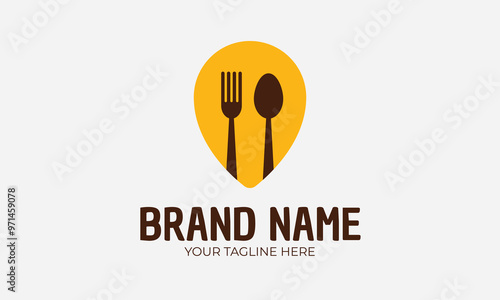 Food point logo design, Resturent logo, Premium Vector | Restaurant logo Design Template