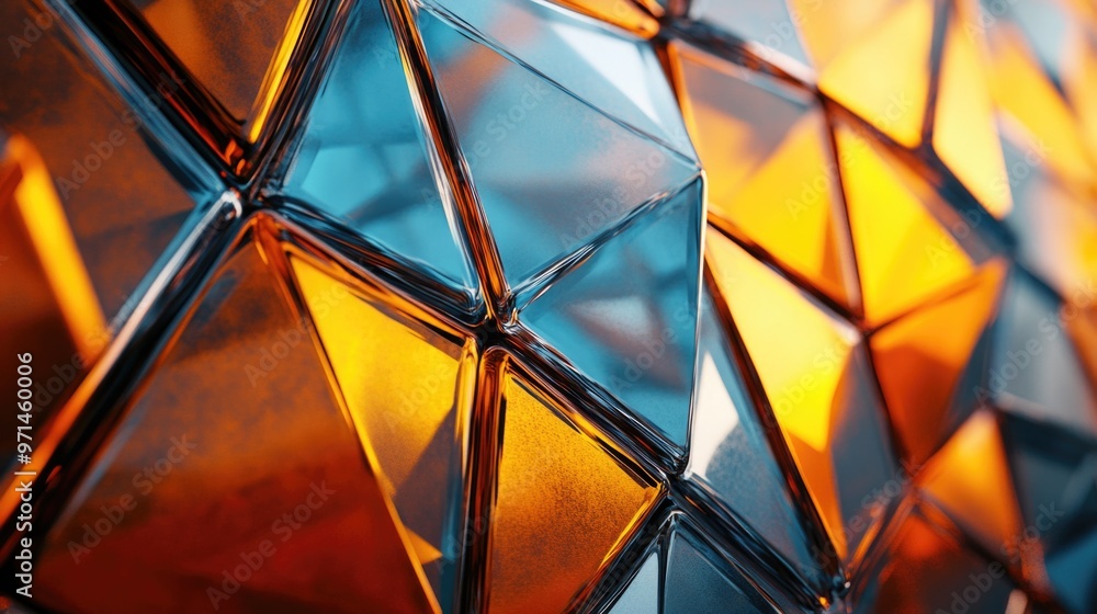 Glass Wall Close Up Glass Wall Close Up