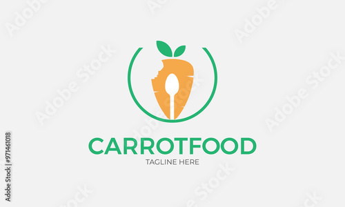 Premium Vector | Carrot Logo, Carrot vegetable logo, Unique carrot food logo design Template - Vector