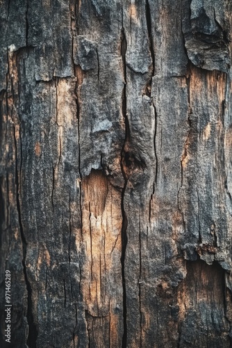 Wooden plank with hole