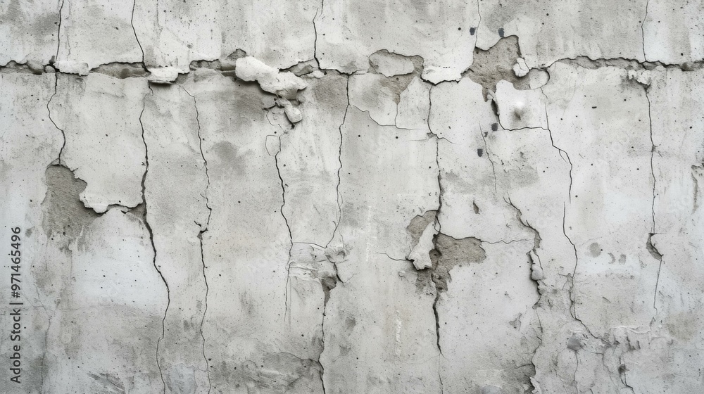 Cracked Concrete Wall Texture - Abstract Background Cracked Concrete Wall Texture - Abstract Background