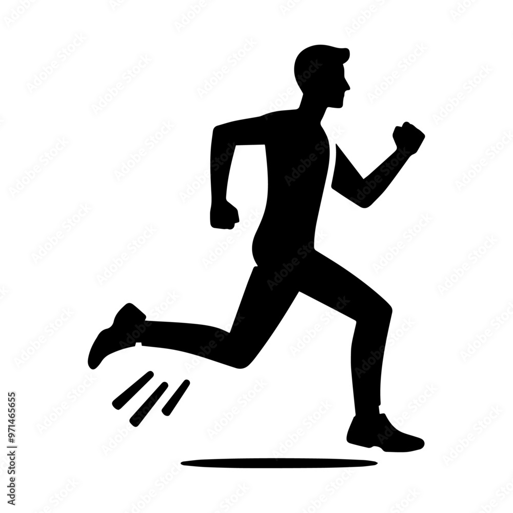 Running man icon Running man icon