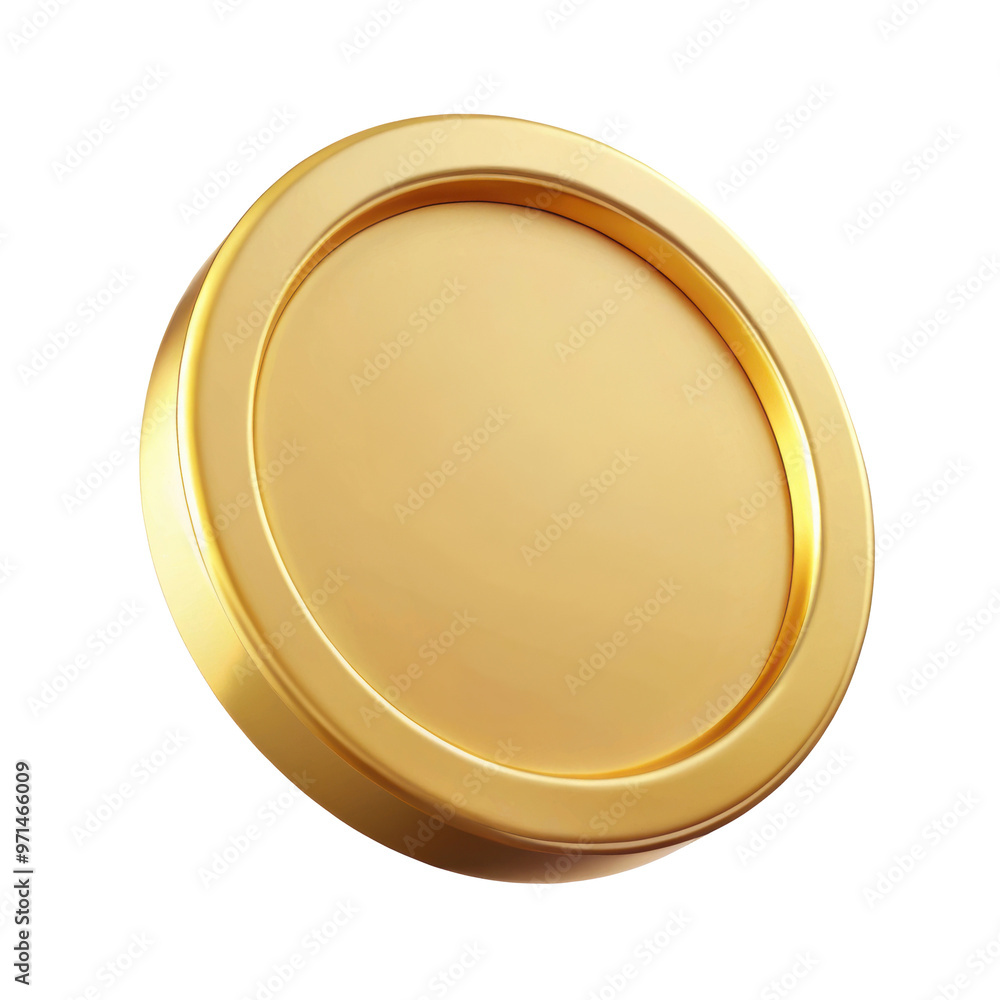 3D gold coin blank design with a smooth and polished finish, ideal for currency, finance, or gaming visuals in digital media. Isolated on transparent background, png. 3D gold coin blank design with a smooth and polished finish, ideal for currency, finance, or gaming visuals in digital media. Isolated on transparent background, png.