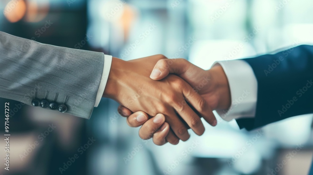 Handshake Deal: A Symbol of Partnership and Success Handshake Deal: A Symbol of Partnership and Success