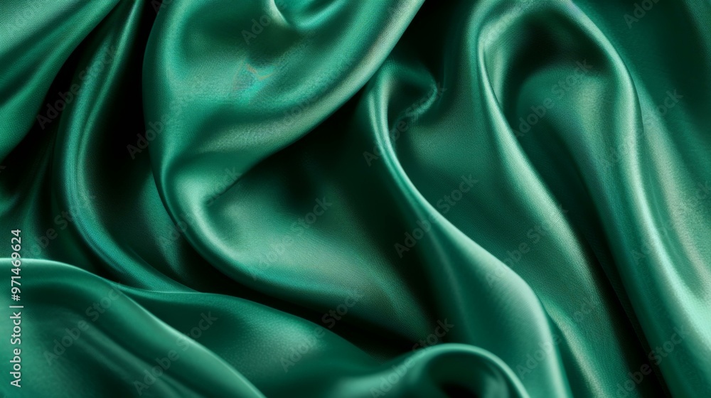 Abstract Green Fabric Texture Background Abstract Green Fabric Texture Background