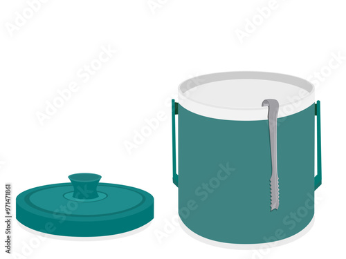 canteen on a white background.
