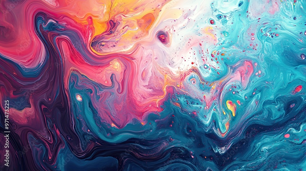 Vibrant Abstract Swirl Vibrant Abstract Swirl