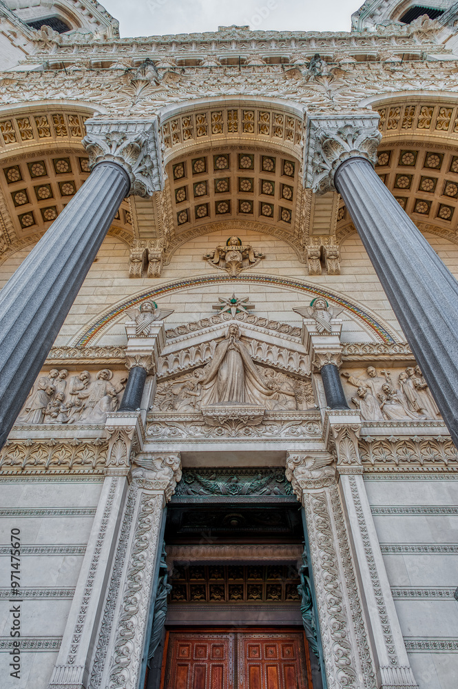 Basilica of Our Lady of Fourviere in Lyon, France Basilica of Our Lady of Fourviere in Lyon, France