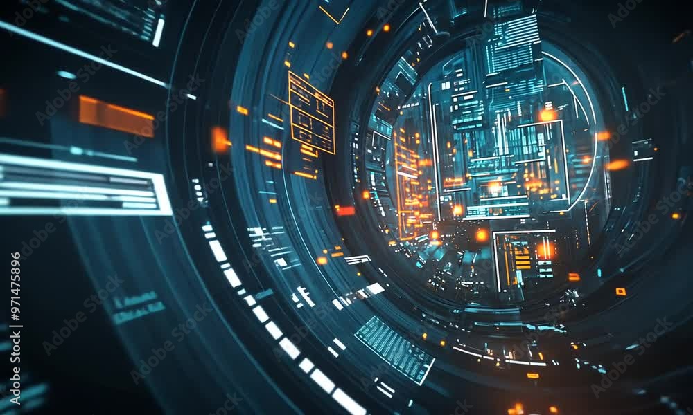abstract background of futuristic technology and science concept. abstract background of futuristic technology and science concept.