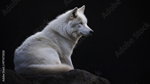 Arctic Wolf in Profile