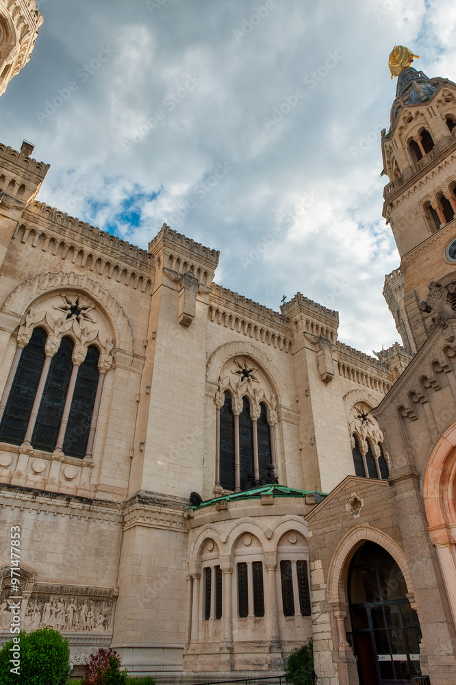 Basilica of Our Lady of Fourviere in Lyon, France Basilica of Our Lady of Fourviere in Lyon, France