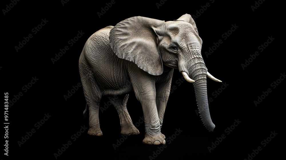 Fototapeta premium African Elephant Portrait