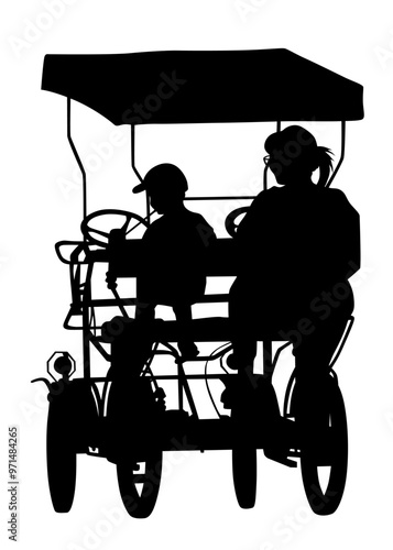 Sport people whit bike on white background